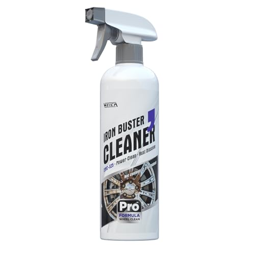 Wheel Cleaner & Rust Dissolver - 17 fl oz, Acid-Powered Formula for Brake Dust & Iron Deposits, Safe for Alloy & Painted Rims