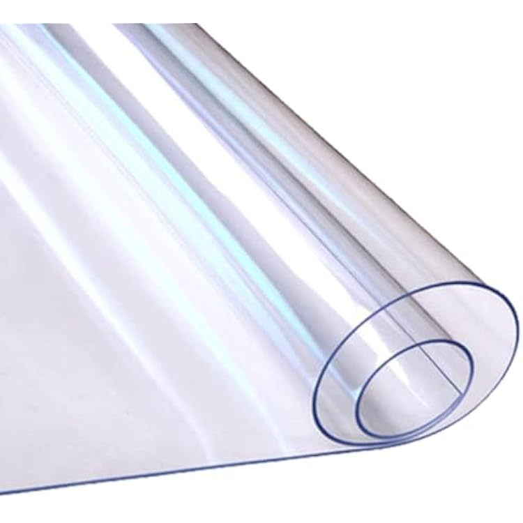 MObyat Clear Table Protector 1.5mm Thick Transparent Table Pad Cover Protector Desk Writing Mat Tablecloth Plastic Scratch Resistant Mats for Coffee Table, Dining Room Table Size : 44 x 72 Inch