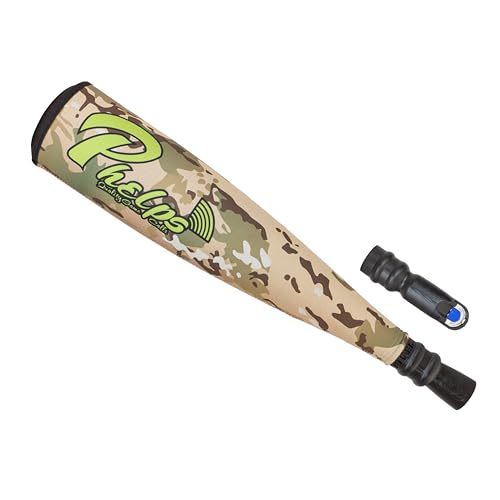 Phelps Game Calls Metal Bugle Tube - Aluminum Elk Bugling System with Dual Mouthpieces for Loud Crisp Calls and All Skill Levels