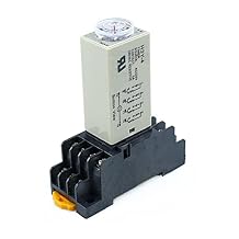 BIK H3Y-4 0-10M Power OnTime Delay Relay Timer DPDT 14Pins H3Y-4 DC12V DC24V AC110V AC220V (Size : AC110V)