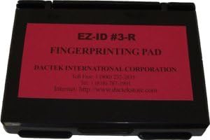 Fingerprint Pad for roll fingerprinting (RED)