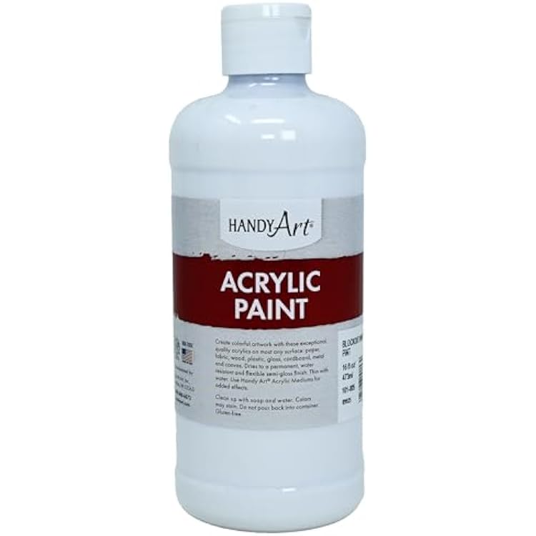 Handy Art Student Acrylic Paint 16 ounce, Blockout White