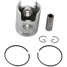 Ves-pa 50cc/70cc Scooter 2-Stroke Piston Kit 40mm and 47mm for Primavera, Sprint S LX LXV College Models(50cc 40mm)