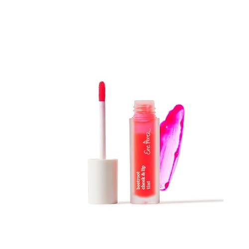 Ere Perez - Natural Beetroot Cheek  Lip Tint | Water-Resistant, Long-Lasting, Hydrating, Vibrant | Blue Agave, Rosehip Oil, Vitamin E | Vegan, Cruelty-Free, Clean Beauty Fun-Pink