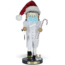 Steinbach Big Nutcracker Collection, Christmas Covid-19 Fighter, Multicolored, 16.5"