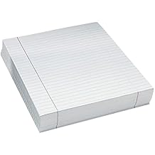 Pacon Composition Paper, Unpunched, 3/8" Rule, 8 1/2" x 11", White, Pack Of 500 Sheets