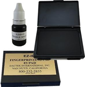 Roll Fingerprint Pad with Recharge Solution