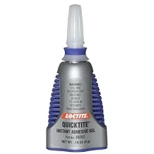 Loctite 39202 QuickTite Instant Adhesive Gel, 0.14 oz. Bottle, Clear