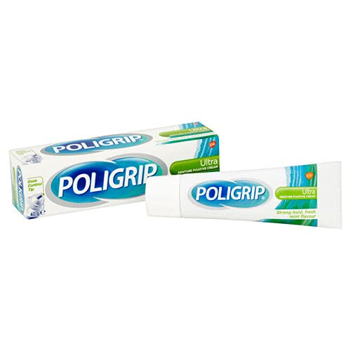 Poligrip Ultra Denture Fixative Cream 40g
