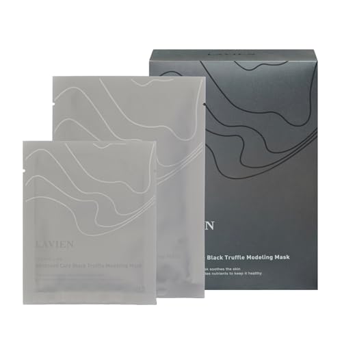 LAVIEN Medinic Line Advanced Care Black Truffle Modeling Mask - Black Truffle Infusion, Nourishing Hydration, Clear Pores, Peel-Off Mask - 5 Pack