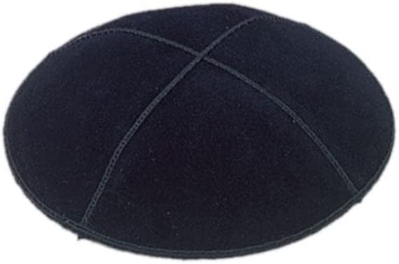 The Kabbalah Centre Suede Leather Fabric Kippot Four Panel Kippah Yarmulkah Single or Bulk Yarmulke