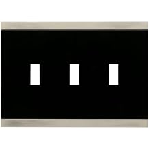Franklin Brass Basic Stripe Triple Switch Wall Plate, Packaging may Vary