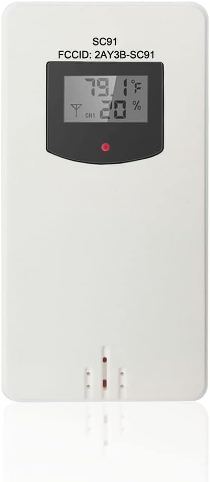 SMARTRO Wireless Remote Sensor Outdoor Thermometer Replacement for SC91