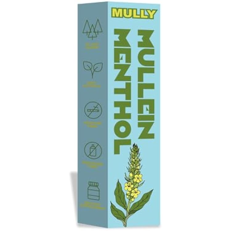 Mullein Herbal Diffuser Pen, Thyme and Menthol, Smoking Alternative, Replace Bad Habits, Menthol Breathe