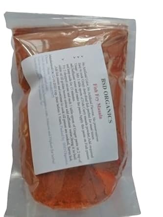 BSD Organics Spice Powder of Fish Fry Masala/Machhalee Talana/Min Varuval (100 Gram/ 3.5 Ounce)