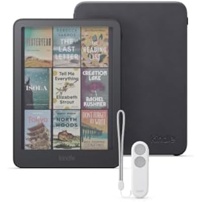 Amazon Kindle Colorsoft Bundle: Includes, Kindle Colorsoft 16GB | Graphite, Plant-Based Leather Cover | Graphite & Kindle Click
