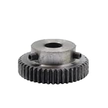Bevel Gear Pinion Hardware Mechanical 1pcs 1M50T Spur Gear Bore 10mm 1 Mod 50 Teeth Motor Gear Low Steel Metal Gear for Motor(4pcs 1M 50 Teeth)