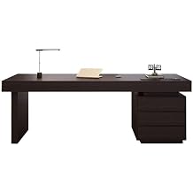 Desks Modern Smoked Solid Wood Desk Minimalist Home Study Computer Craft Table(180x70x75cm)