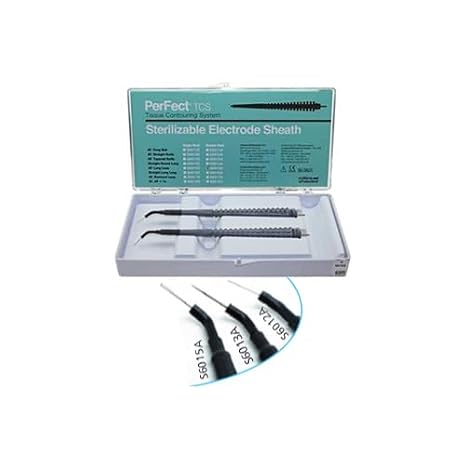 Coltene S6015A 45 Degree Long Loop Sterilizable Electrode Sheaths for PerFect TCS II (Pack of 2)