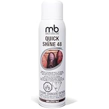 MONEYSWORTH & BEST | QUICK SHINE 48 | Provides high gloss shine without brushing or buffing! | Use on leather footwear, garments, automotive, belts, luggage and more | 400g / 16oz | MADE IN CANADA
