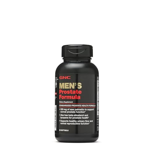 GNC Mens Prostate Formula, 60 Softgels, Supports Normal Reproductive Function