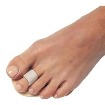 Pedifix Toe Straightener Gentle Toe Alignment Support for Hammer Toes, Crooked or Overlapping Toes One Size Fits Most