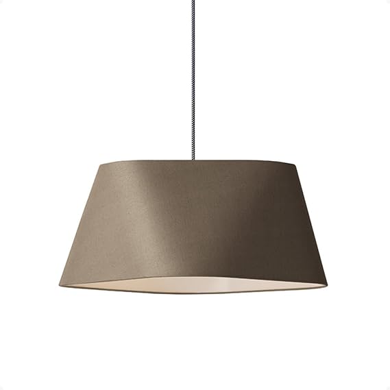 Artwork Studio Espresso 3 Pendant Nordic E26 A-type Warm White Lighting Ceiling Light Stylish Pendant Light 1-Light Type AW-0595Z-BN Brown Bulb Not Included