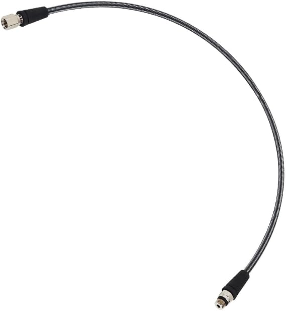 DIDEEP Diving Braided High Pressure Tube, Scuba Diving Residual Pressure Hose, Carbon Fiber Regulator Hose, for Recreational Diving