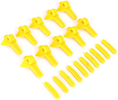 KIMISS Tire Changer Protector, 20pcs Tyre Changer Mount Demount Head Duck Insert Rim Protector