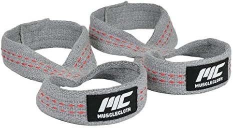 MuscleCloth 8 Loop Lifting Straps Gri