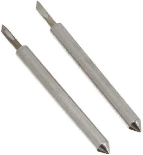 Cricut 2007457 Fine-Point yedek bıçak uçları ince uç (2 ct), metal, 2'li paket
