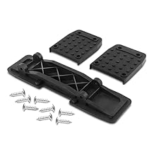 Drywall Stilts Sole Kit Replace Worn Parts, Anti-Slip Grip w/Screws, for Indoor Construction/Painting Pros Boost Safety in Elevated Work, Extend Stilt Life