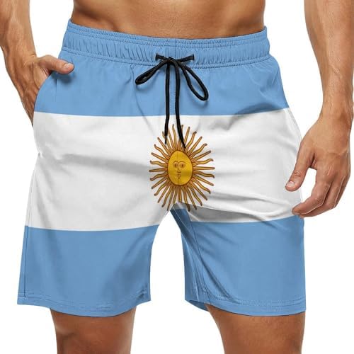 Mens Casual Drawstring Shorts Belarus Flag,