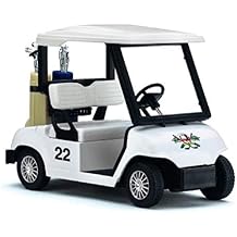 KiNSFUN Golf Cart 412" Die Cast Metal Model Pullback Action Toy