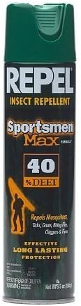 Repel Insect Repellent, Sportsmen Max, 40% Deet 6.5 oz