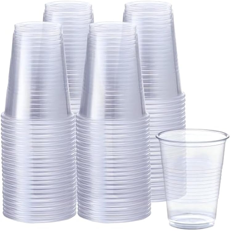 Clear 7 oz Plastic House Cups 100 count