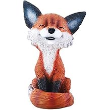 SUMMIT COLLECTION YTC Brown and Black Smiling Fox TeeHee Themed Decorative Figurine Statue