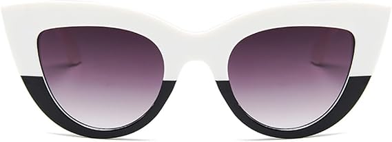 Armear Women Retro Cateye Sunglasses Trendy Thick Frame Non Polarized Lens