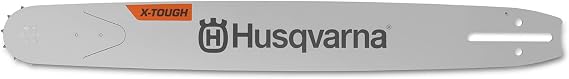 Husqvarna X-Tough 20 Inch Chainsaw Bar, 3/8" pitch, .050" gauge and 72 drive links