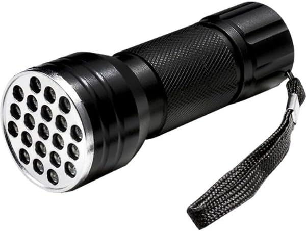 Monte Lua Uv Fener 21 LED Para Kontrol Ultraviyole Fener (Mor Işık) [Enerji Sınıfı A]