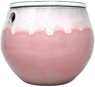 rePotme 6 inch Teardrop Self Watering Pot (Cream Over Cotton Candy)