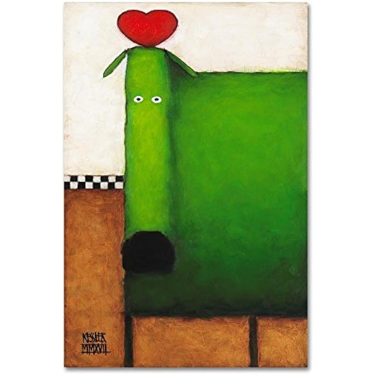Trademark Fine Art ALI16785-C1624GG Love Dog