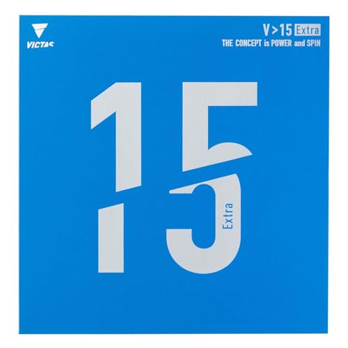 VICTAS V15 Extra 020461 Table Tennis Soft Rubber Backing Red MAX Size