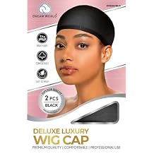 Dream Deluxe Wig Cap Black 0097blk Superor Quality 2 Pieces
