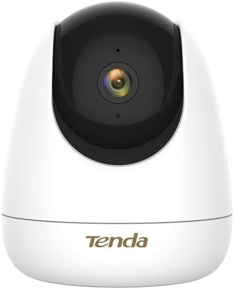 Tenda CP7 2K İç Mekan Güvenlik Kamerası, Gece Görüşlü Akıllı Ev Pan/Tilt Kamerası, 360° Tam Yönlü Görüş, Özelleştirilmiş Ses Uyarıları, Masaüstü, Tavan ve Duvar Montajını Destekler