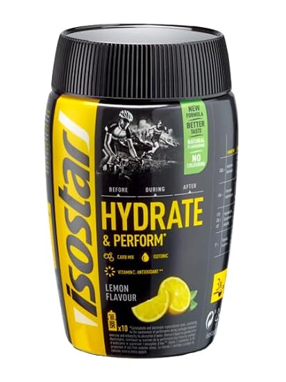 Isostar Hydrate & Perform - LEMON - 19.75oz / 560gr Jar