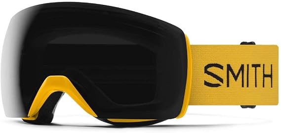 SMITH Unisex Adult Skyline XL Snow Sport Goggle - Gold Bar Frame | ChromaPop Sun Black Lens