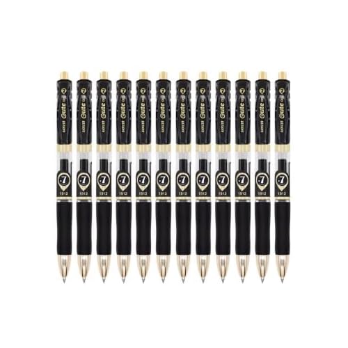 BaoKe Retractable Premium Ballpoint Pen, Ball Pen, Medium Point Ballpoint Pen,12 Pack Ball Pens, PC1911 0.5
