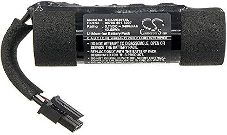 Cameron Sino Battery for Logitech UE Boom 2 UE Boom 2 Ultimate, fits 00798-601-8207, Li-ion 3.70V 3400mAh / 12.58Wh