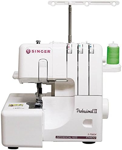 SINGER Singer Professional 2 Single Needle 3 Thread Lock Sewing Machine Foot Controller S-700DF White